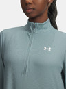 Under Armour Дамска тениска Under Armour Tech Rib 1/2 Zip-GRN