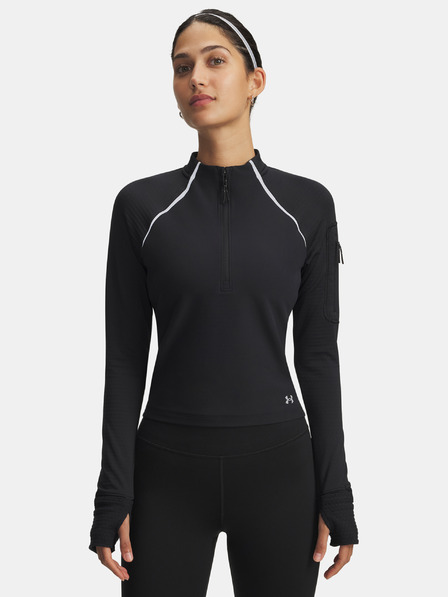 Under Armour Дамска тениска Under Armour UA Velociti Pro CW Half Zip-BLK