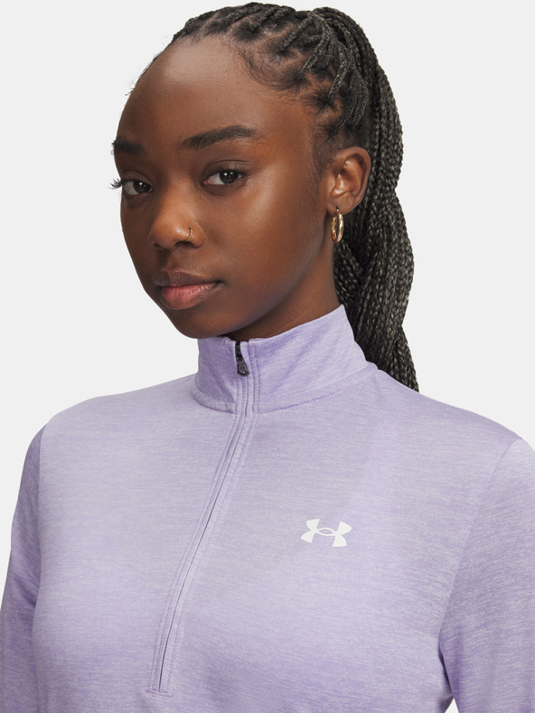 Under Armour Дамска тениска Under Armour Tech 1/2 Zip- Twist-PPL