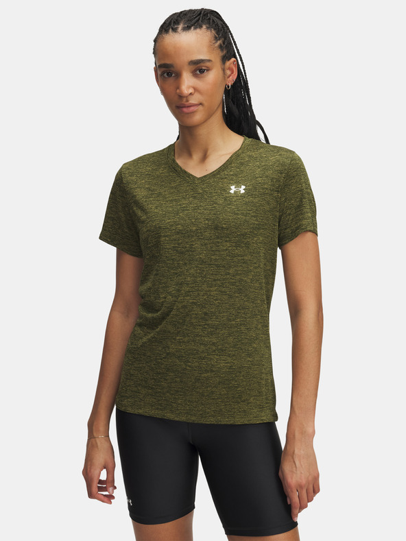 Under Armour Дамска тениска Under Armour Tech SSV- Twist-GRN