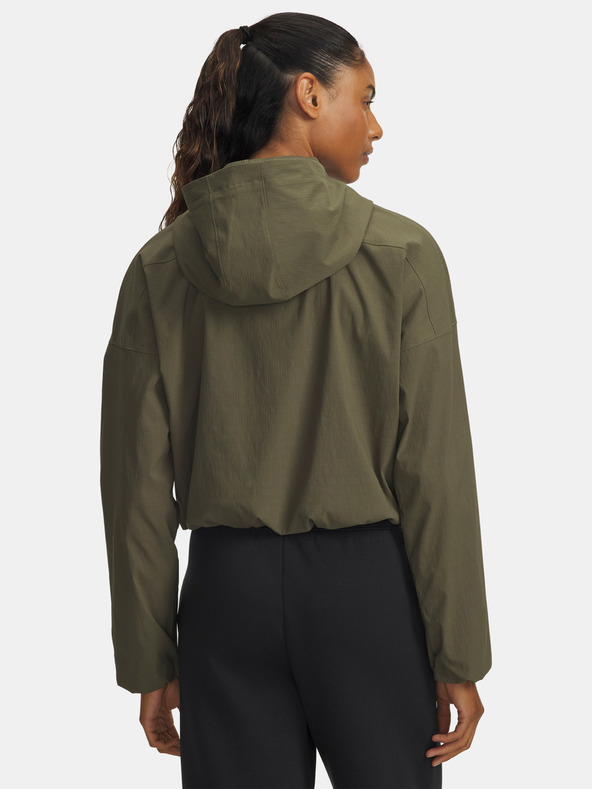 Under Armour Дамско яке Under Armour Unstoppable Woven Rstop LS-GRN