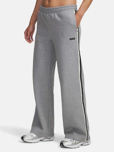 Under Armour Дамски спортни панталони Under Armour Icon HWT Flc Puddle Pant-GRY