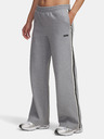 Under Armour Дамски спортни панталони Under Armour Icon HWT Flc Puddle Pant-GRY