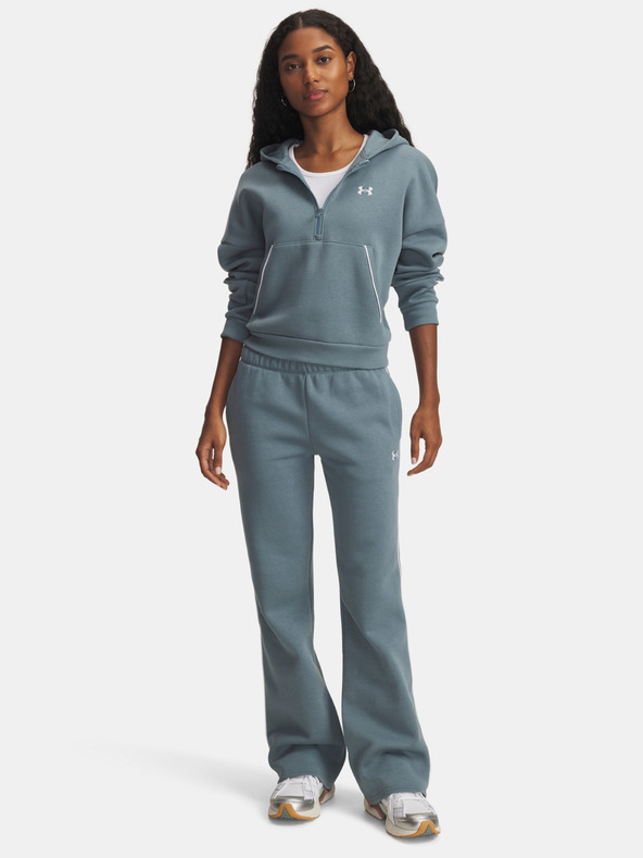 Under Armour Дамски спортни панталони Under Armour UA Rival Flc Piped Pant-BLU