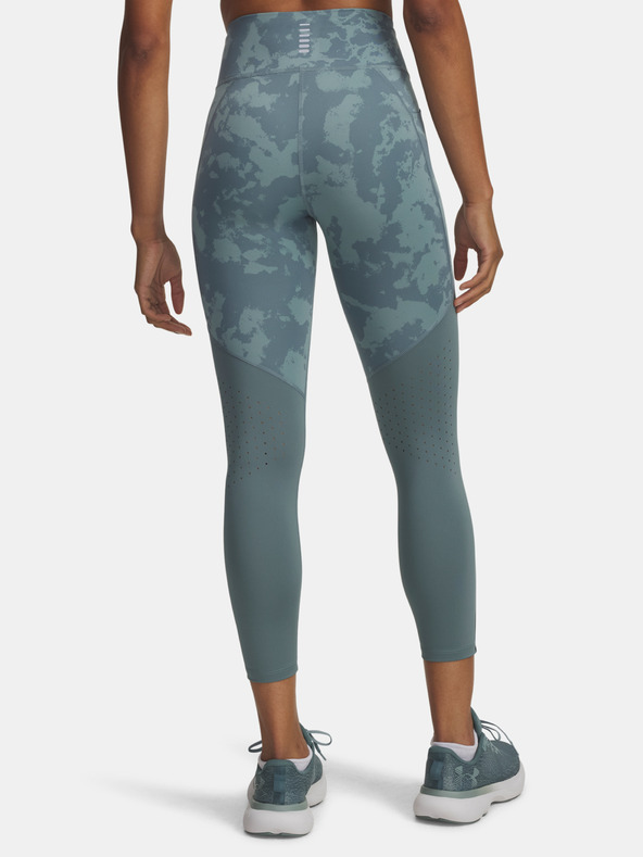 Under Armour Дамски клинове Under Armour UA Launch Ankle Print Tights-BLU