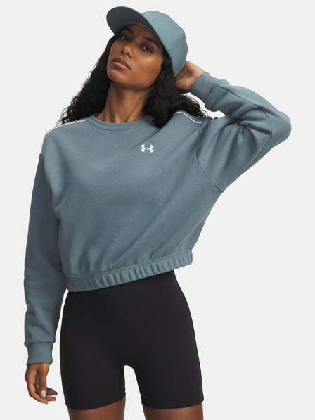 Under Armour Дамски суитшърт Under Armour UA Rival Fleece Piped Crew-BLU