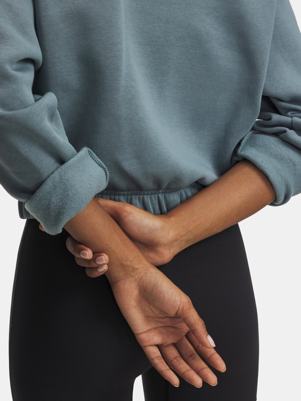 Under Armour Дамски суитшърт Under Armour UA Rival Fleece Piped Crew-BLU