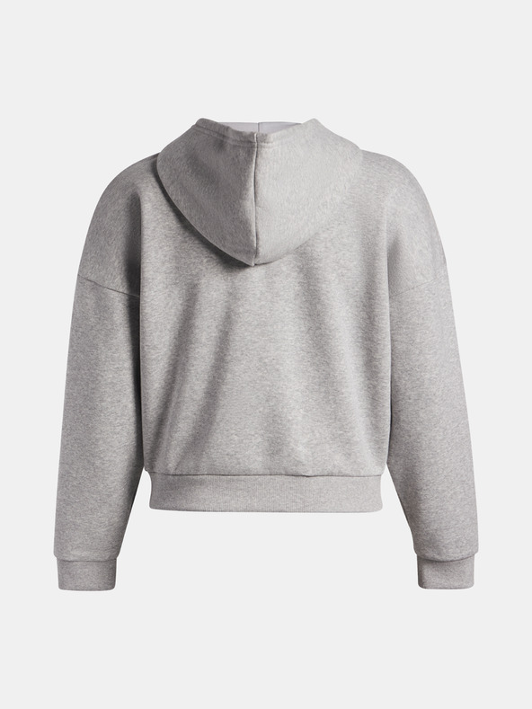 Under Armour Дамски суитшърт Under Armour Rival Flc Piped HZ Hoodie-GRY