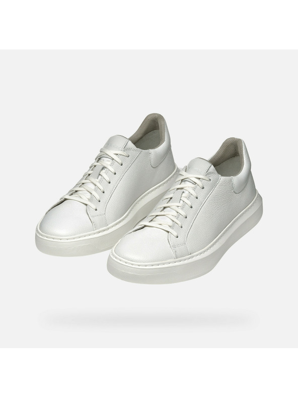 Geox Бели мъжки маратонки Geox Deiven