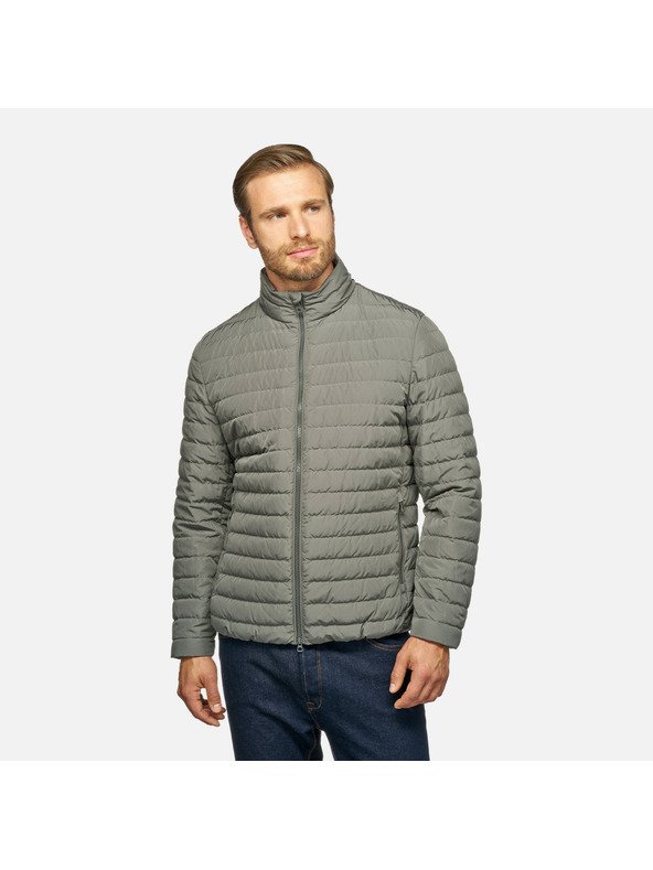 Geox Мъжко пухено яке Geox Warrens в цвят каки