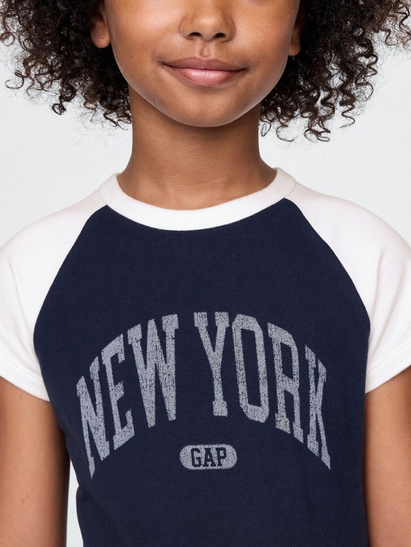 GAP Детска тениска New York Americana GAP