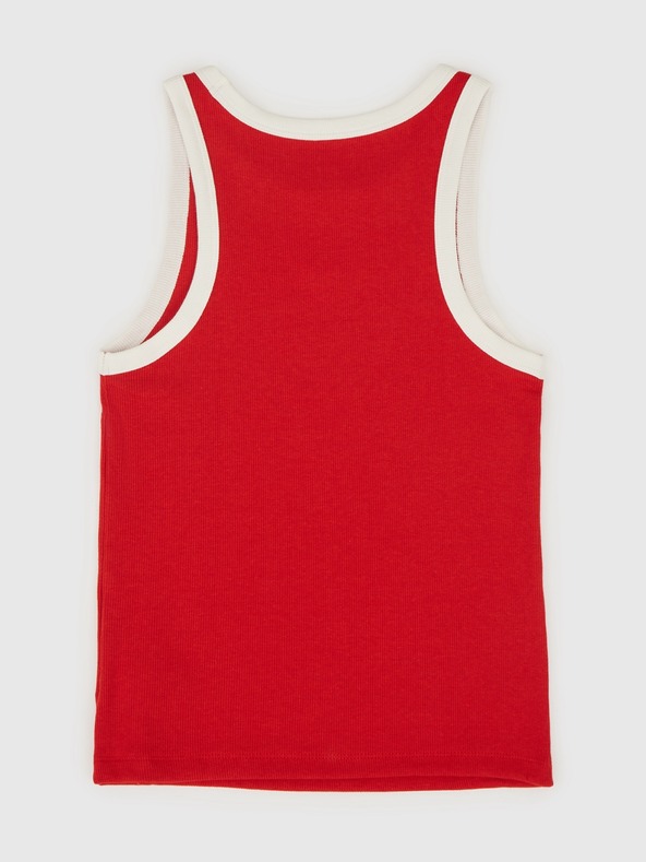 GAP Рипсован топ с лого GAP