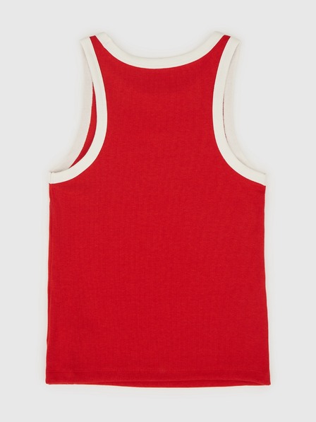 GAP Рипсован топ с лого GAP