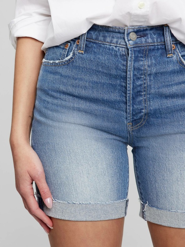 GAP Миди шорти с висока талия GAP