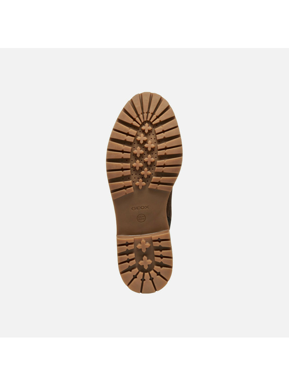Geox Кафяви дамски анкл обувки Geox Iridea