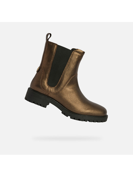 Geox Златисти дамски боти Geox Hoara