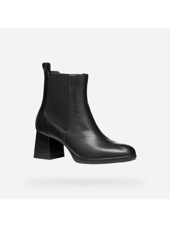 Geox Черни дамски ankle боти Geox Walk Pleasure 55