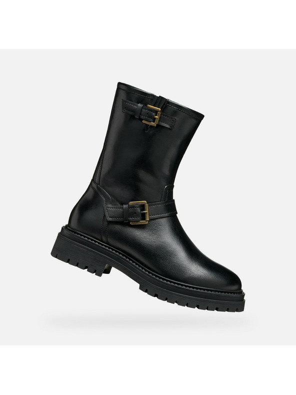 Geox Черни дамски анкъл обувки Geox Iridea