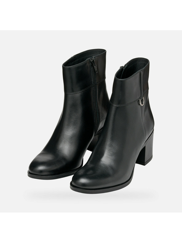 Geox Черни дамски боти Geox New Asheel