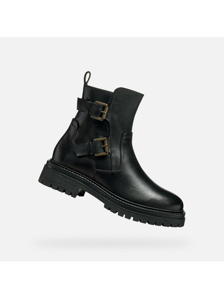 Geox Черни дамски анкъл обувки Geox Iridea