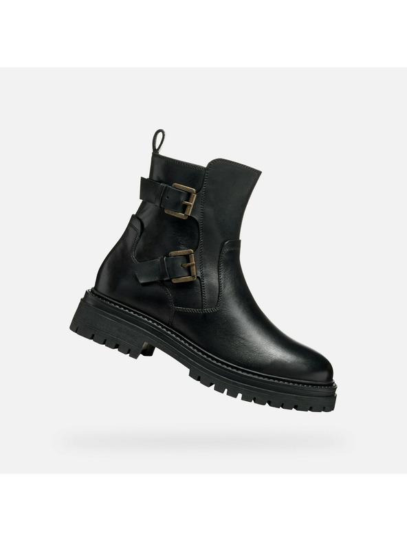 Geox Черни дамски анкъл обувки Geox Iridea