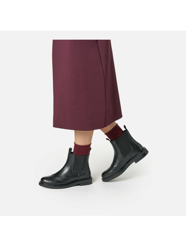 Geox Черни дамски обувки за глезена Geox Serilda