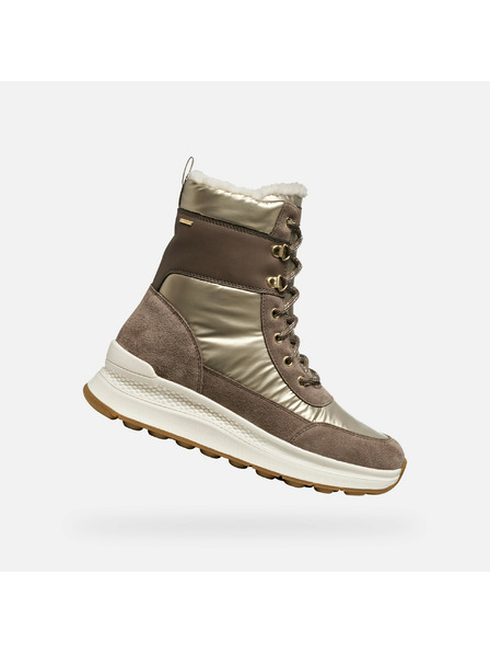 Geox Кафяви дамски боти Geox Spherica Actif X2