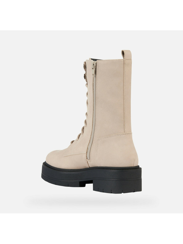 Geox Бежови дамски боти Geox Spherica EC7