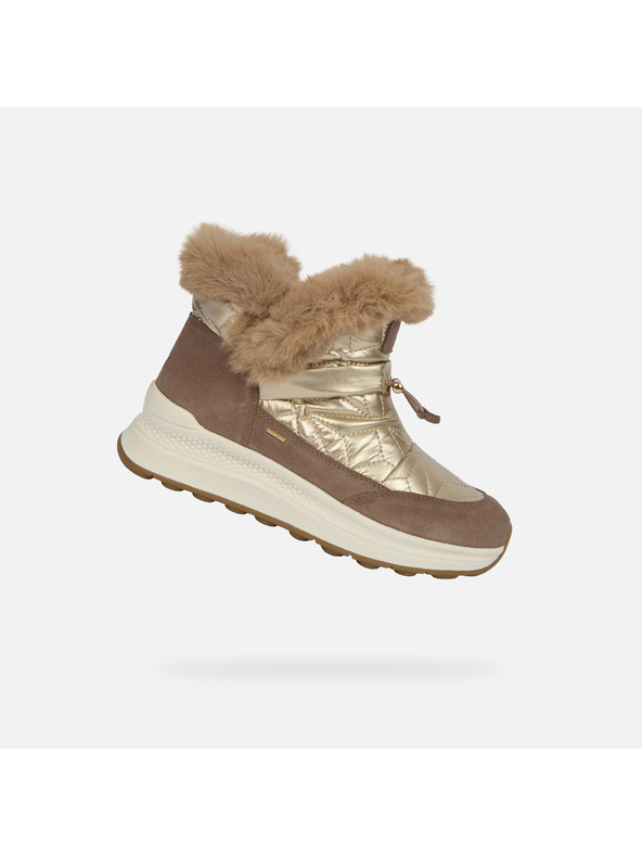 Geox Кафяви дамски боти Geox Spherica Actif X2