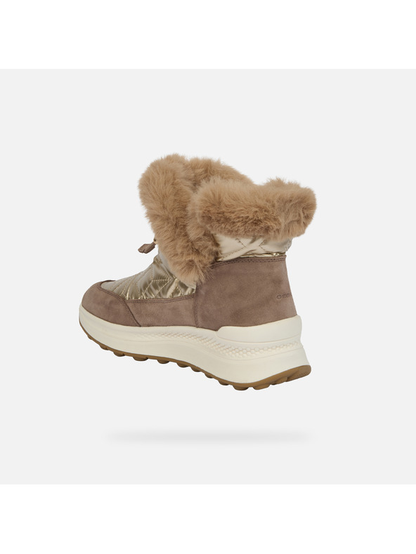 Geox Кафяви дамски боти Geox Spherica Actif X2