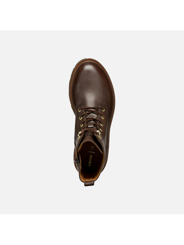 Geox Тъмнокафяви дамски боти Geox Norize