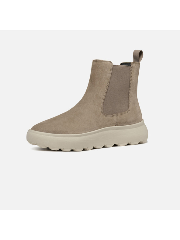 Geox Бежови дамски анкъл обувки Geox Spherica EC4.1