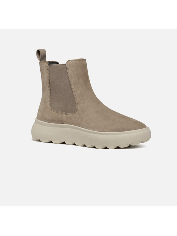 Geox Бежови дамски анкъл обувки Geox Spherica EC4.1