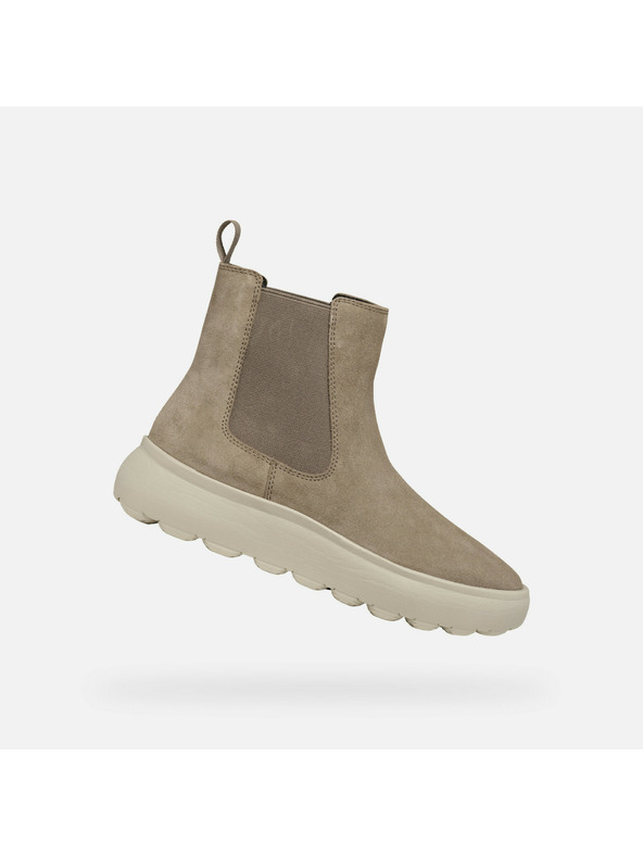 Geox Бежови дамски анкъл обувки Geox Spherica EC4.1