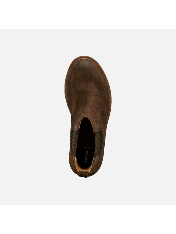 Geox Тъмнокафяви дамски боти Geox Norize