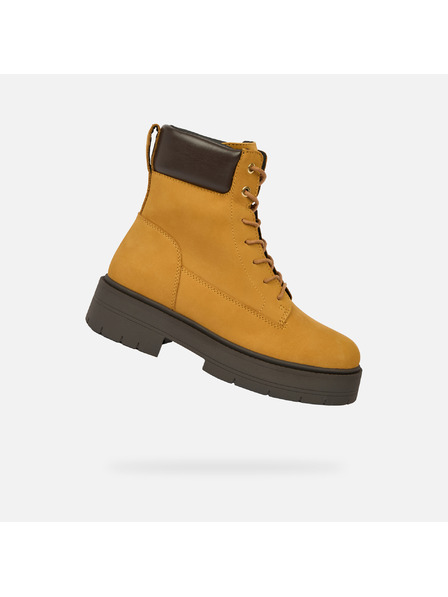 Geox Жълти дамски боти Geox Spherica EC7