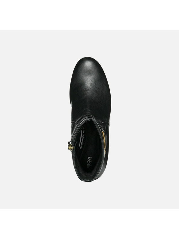 Geox Черни дамски обувки за глезена Geox Eleana