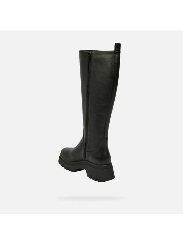 Geox Черни дамски ботуши Geox Pluette