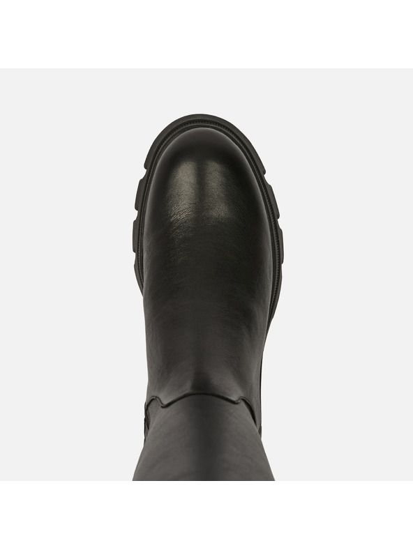 Geox Черни дамски ботуши Geox Pluette