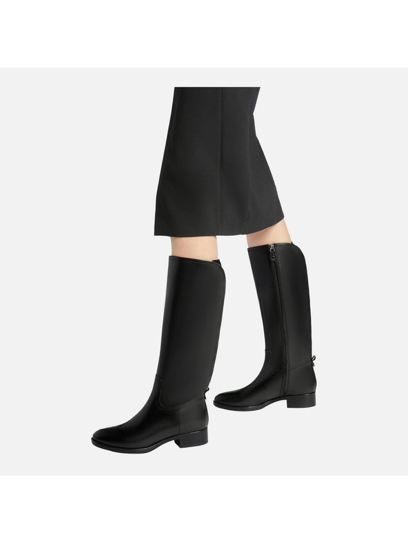 Geox Черни дамски ботуши Geox Felicity