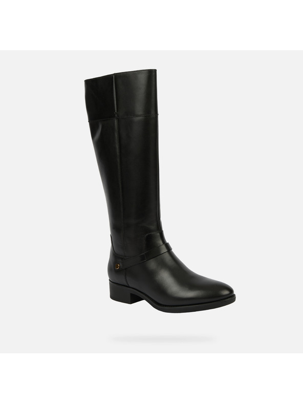 Geox Черни дамски ботуши Geox Felicity