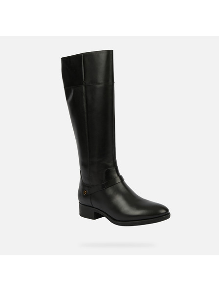 Geox Черни дамски ботуши Geox Felicity