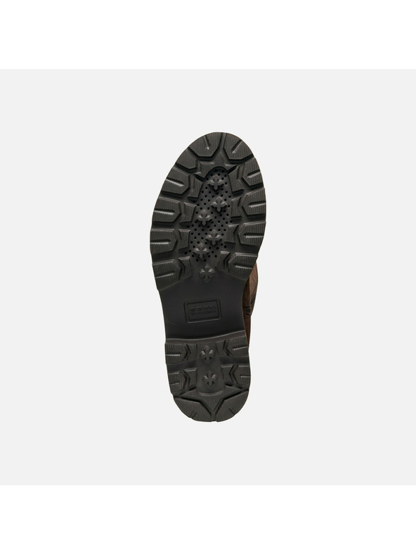 Geox Тъмнокафяви дамски ботуши Geox Norize