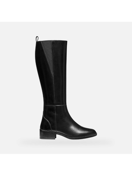 Geox Черни дамски ботуши Geox