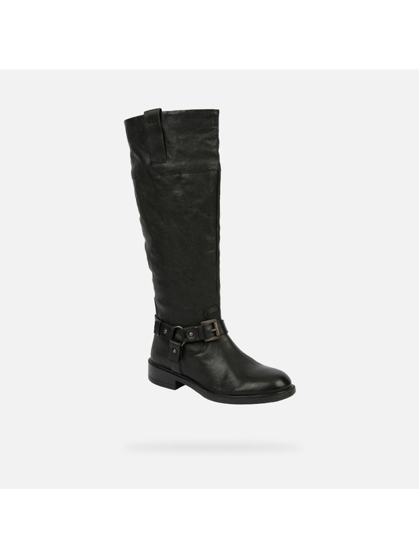 Geox Черни дамски ботуши Geox Catria