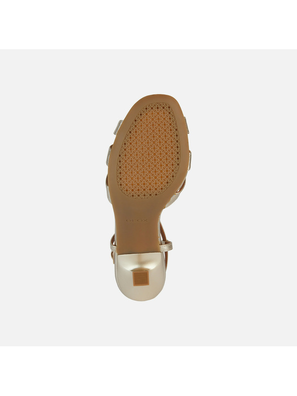 Geox Сребристи дамски обувки на ток Geox Eraklia R 80