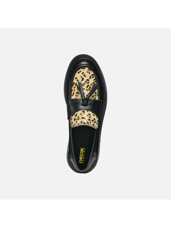 Geox Черни дамски мокасини Geox Serilda