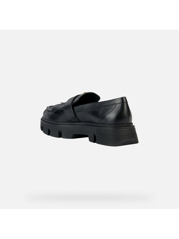 Geox Черни дамски мокасини Geox Vilde