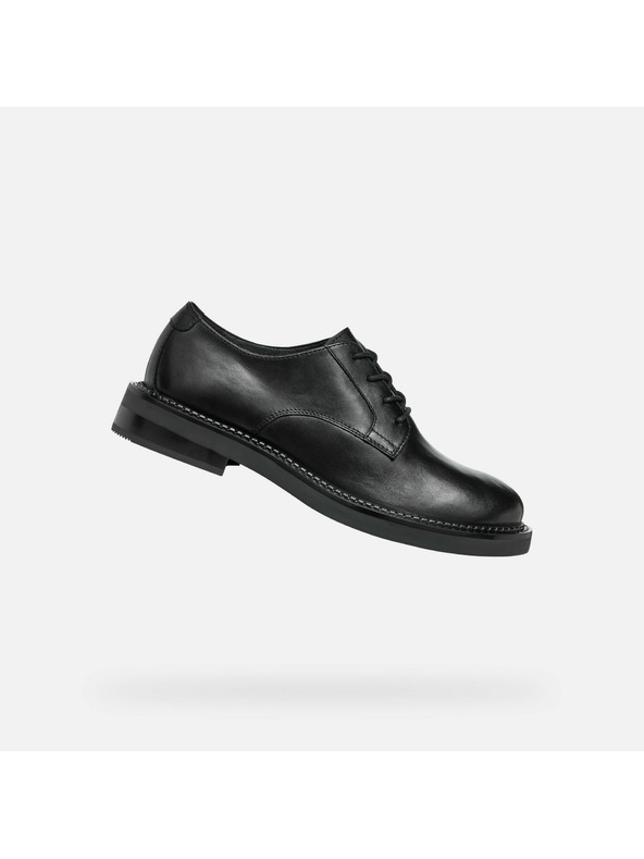 Geox Черни дамски мокасини Geox Serilda