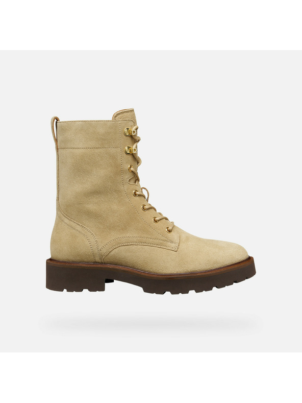 Geox Бежови дамски боти Geox Norize